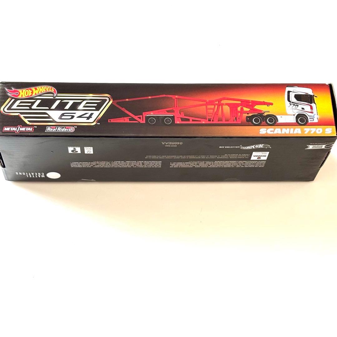 ホットウィール RLCエリート64 スカニア 770S カーキャリアー　ミニカー
