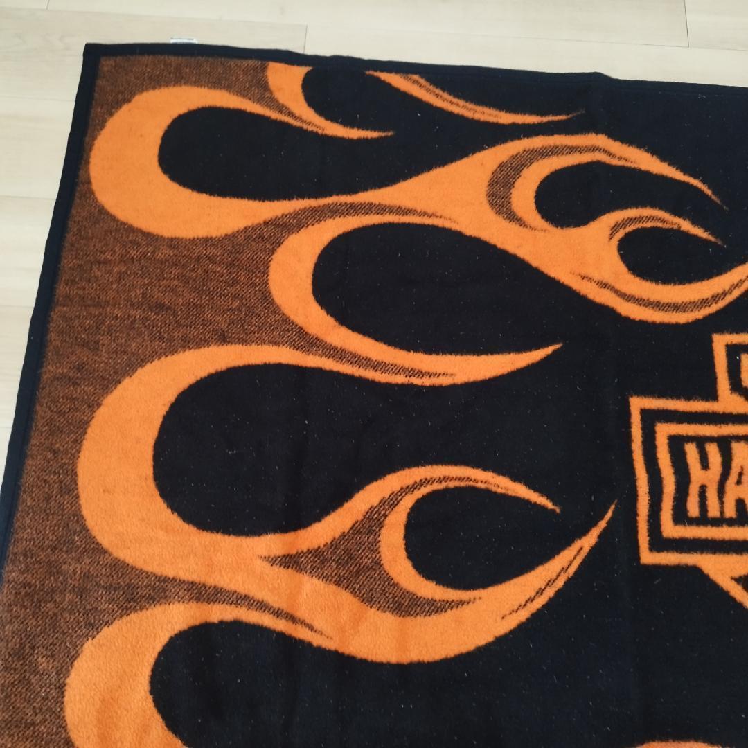 ハーレーダビッドソン ビンテージ ブランケット アンティーク 古着屋 IOTA