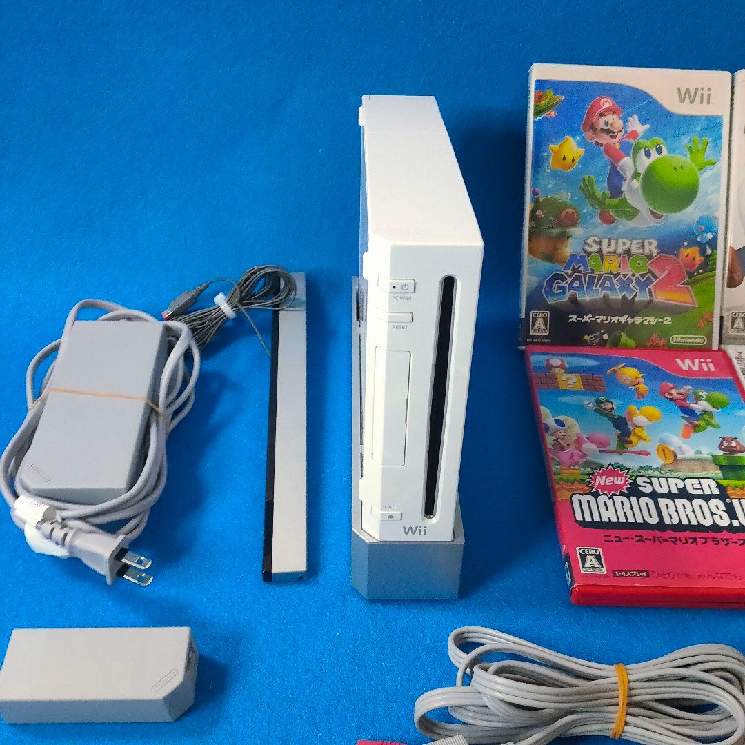 豪華 4人で遊ぶ♪ マリオカート 本体一式 Wiiparty Wiiスポーツ
