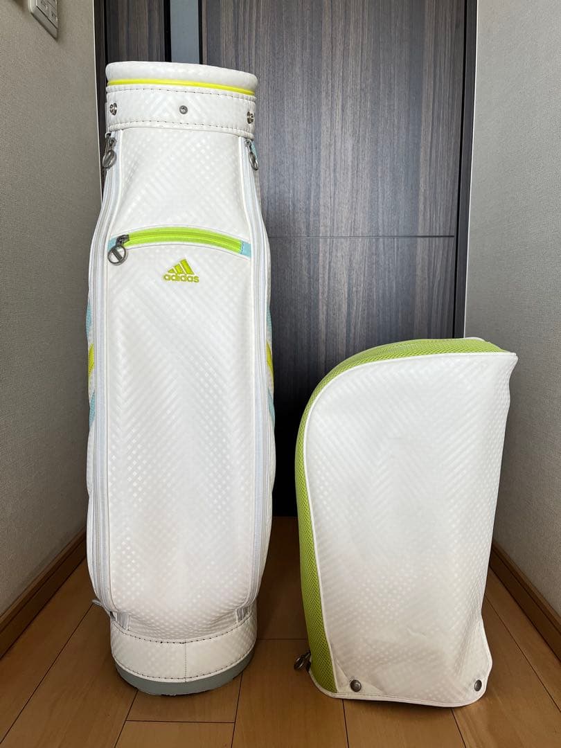 良品adidas アディダス　カート型キャディバッグ レディース　軽量　8.5型