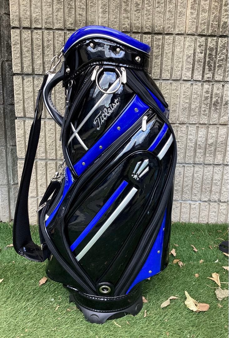 パ*ロ様 Titleist タイトリストエナメルキャディバッグ