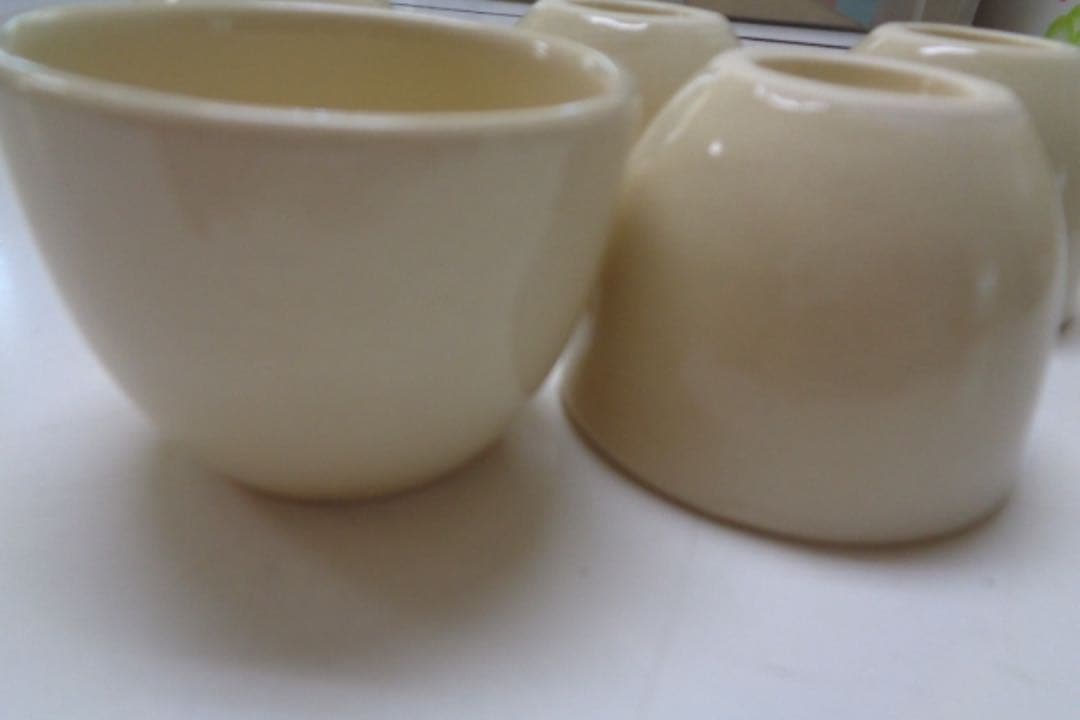 薩摩焼 白薩摩 沈寿官 刻印 ぐい飲み 5客セット 直径約6.5センチ