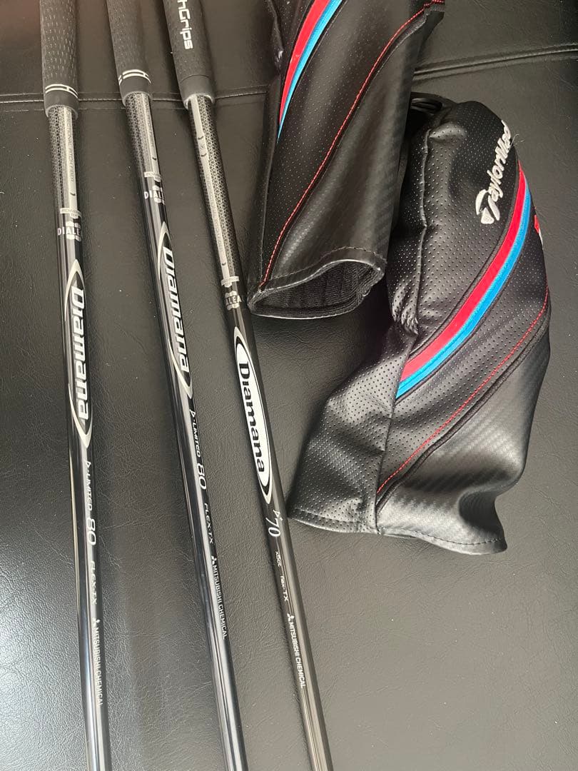 超高価シャフト装着TX！テーラーメイドSIMドライバー、M4ウッド等３本セット