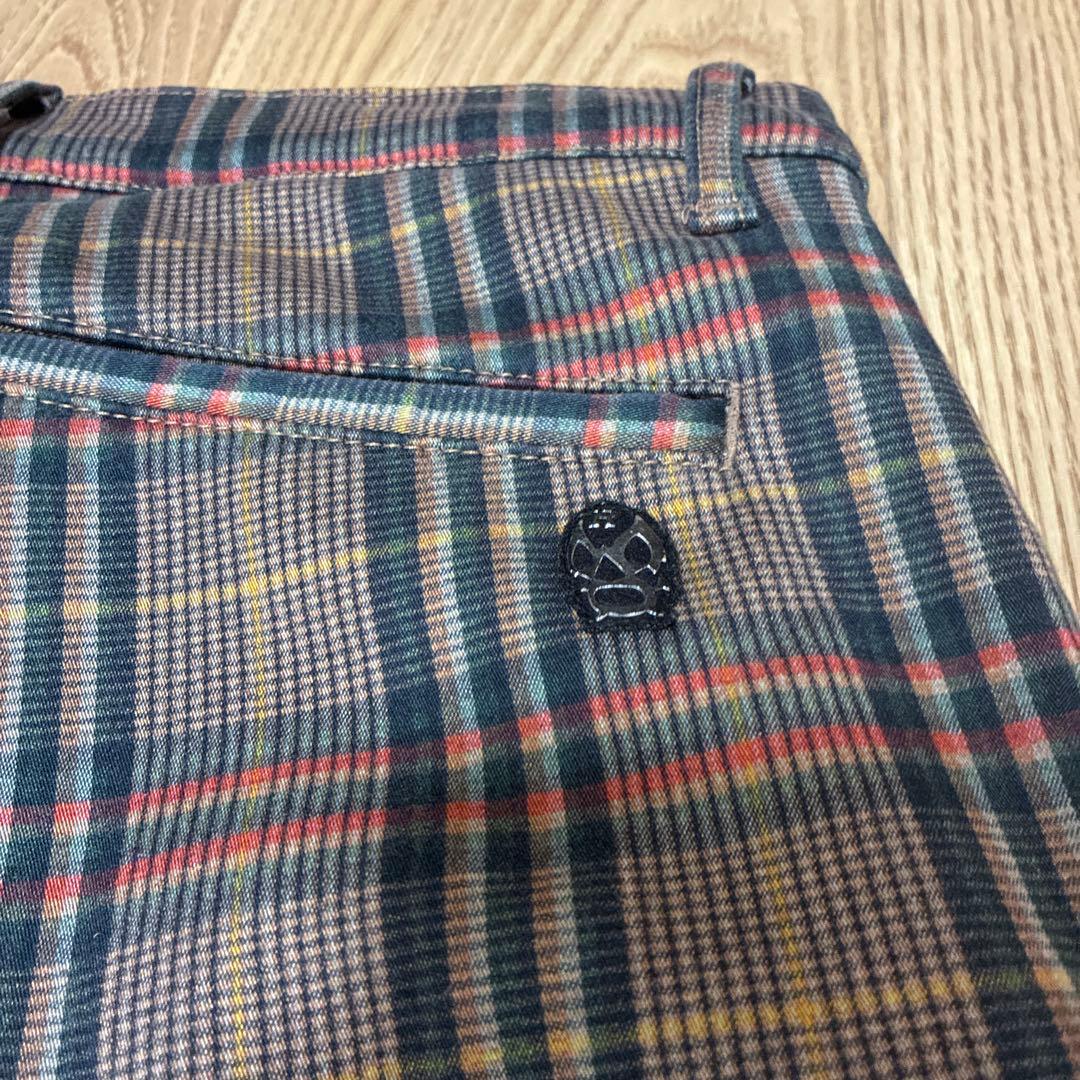ラッセルノ　裏起毛　チェック柄パンツ