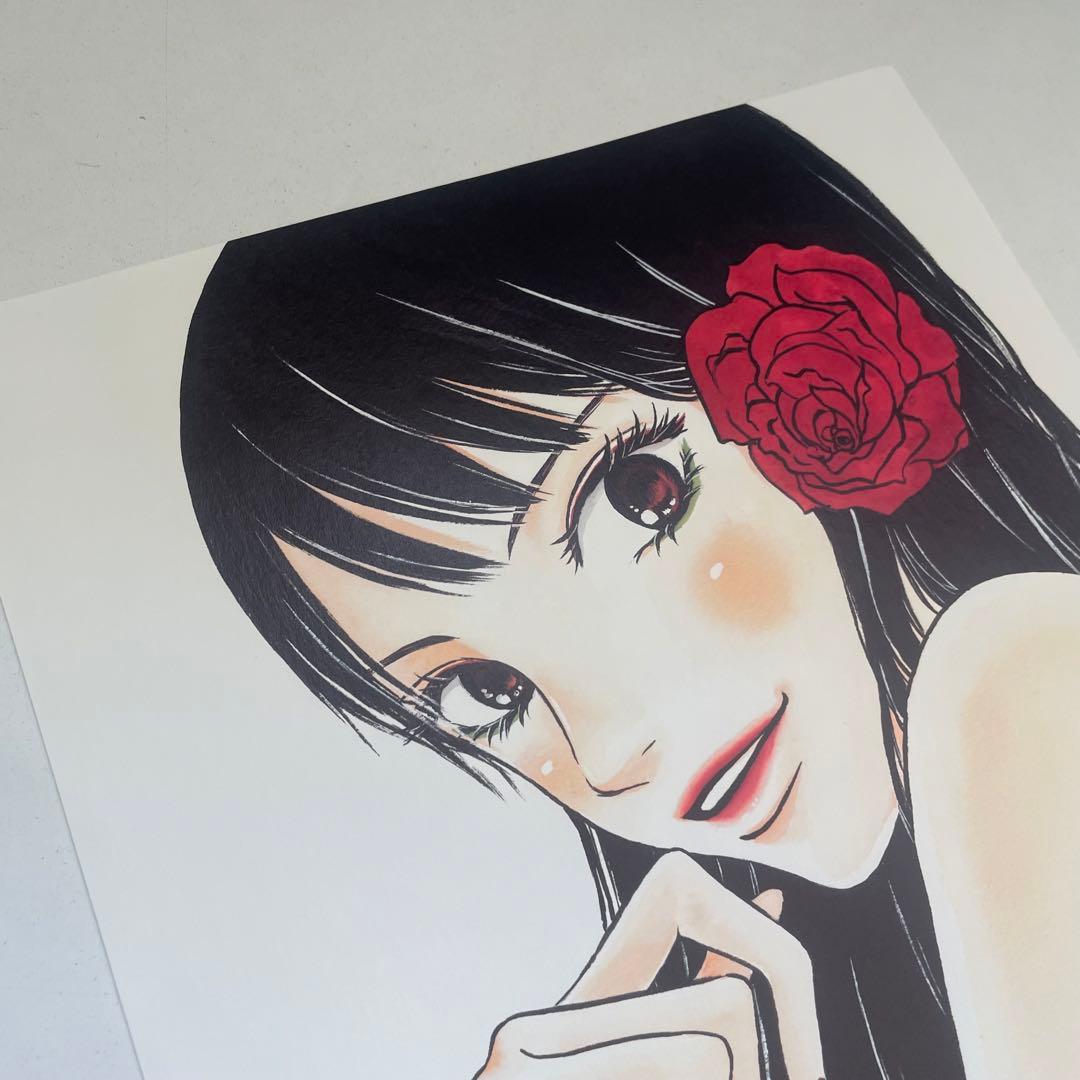 1. 椎名軽穂 カラー複製原稿 君に届け複製原稿 別冊マーガレット