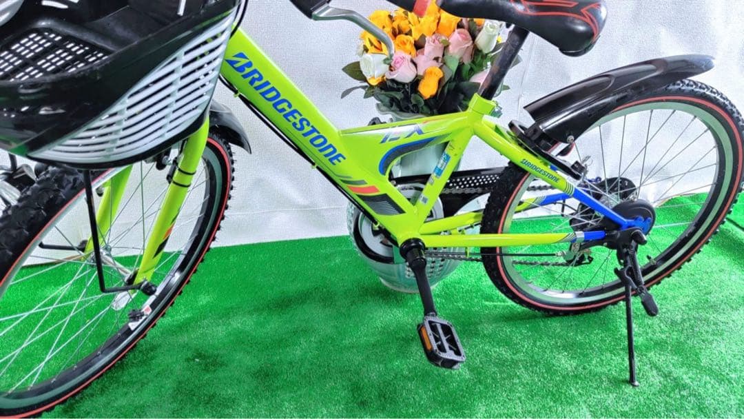 BRIDGESTONE キッズサイクル グリーン