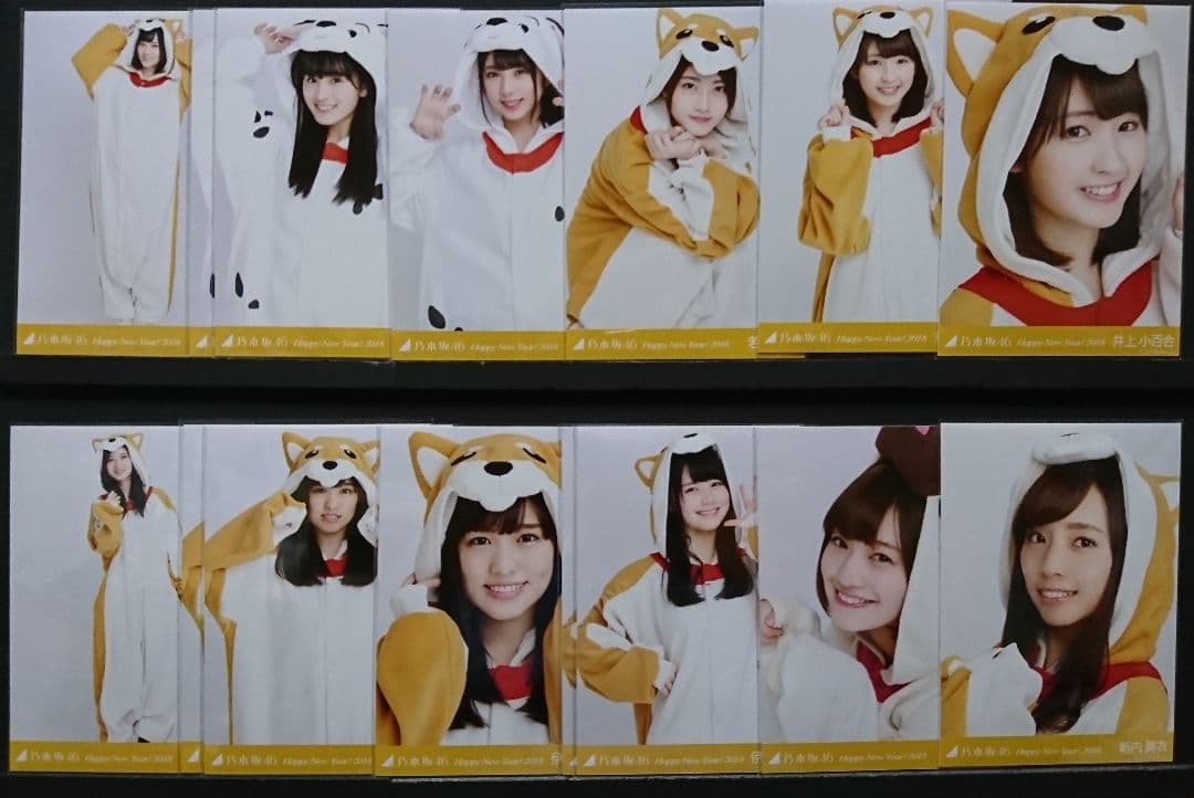 乃木坂46 生写真 
2018干支 戌(2018 Happy New Year)