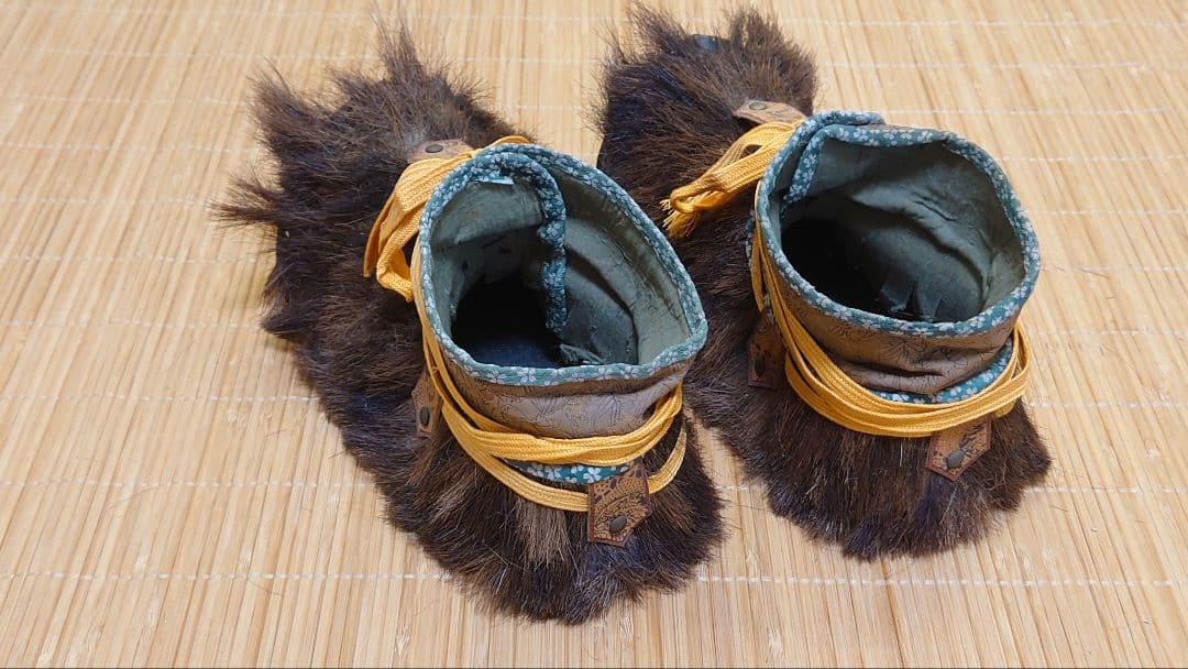 ☆★全国送料無料☆毛靴☆飾り用☆甲冑☆鎧★☆