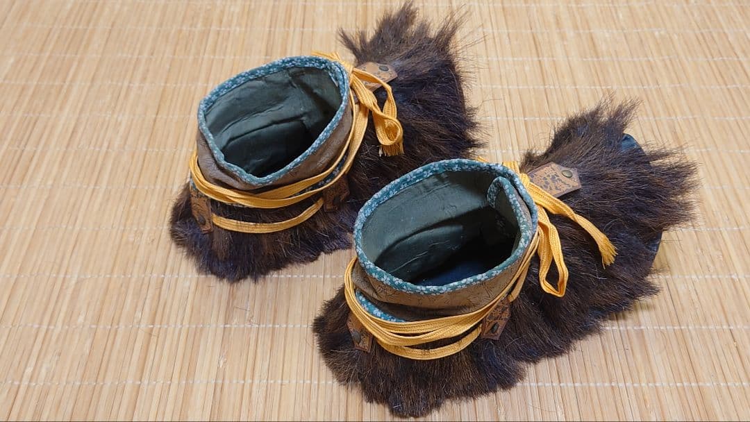 ☆★全国送料無料☆毛靴☆飾り用☆甲冑☆鎧★☆