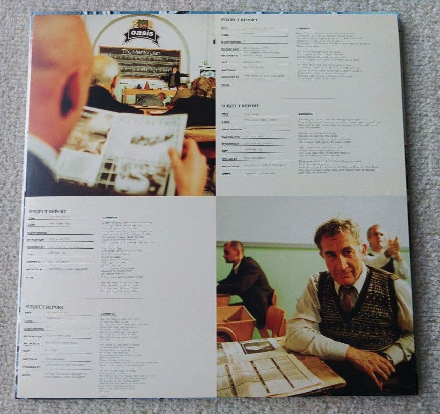 OASIS オアシス The Masterplan マスタープラン LPレコード