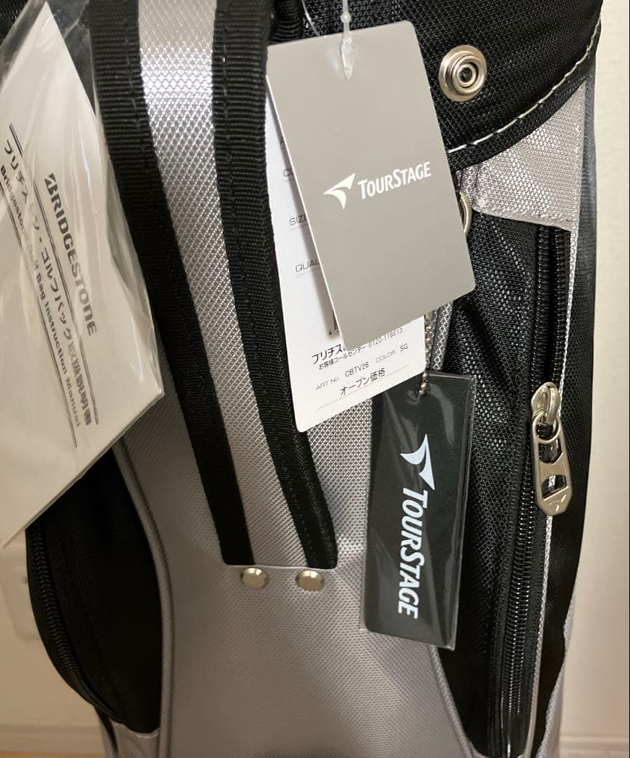 ツアーステージ　ゴルフ　キャディーバッグ　新品未使用