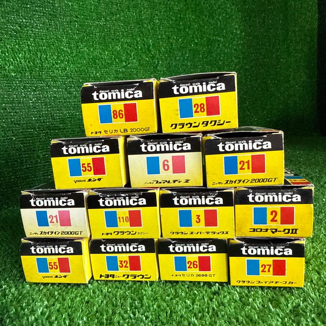 【A0276】未使用保管品 トミカ 黑箱 13台セット
