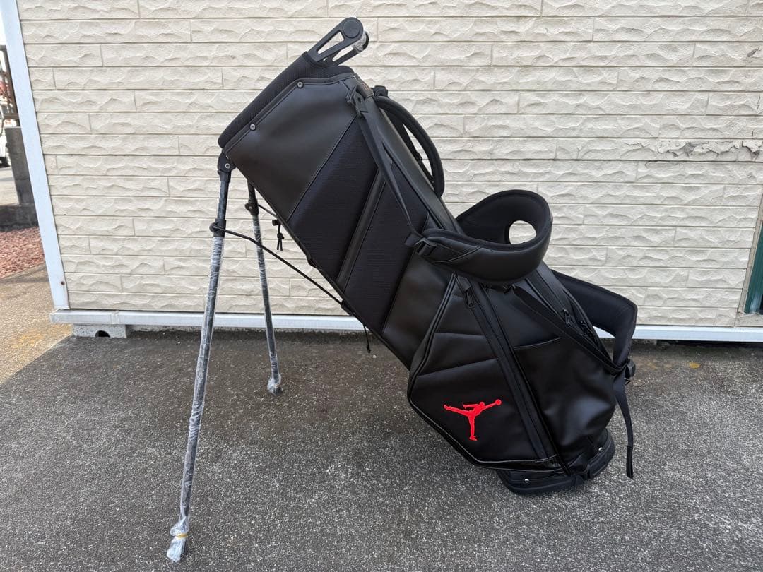 値下げ‼️★Jordan★即完売★ゴルフキャディバッグ★ブラック/レッド 23