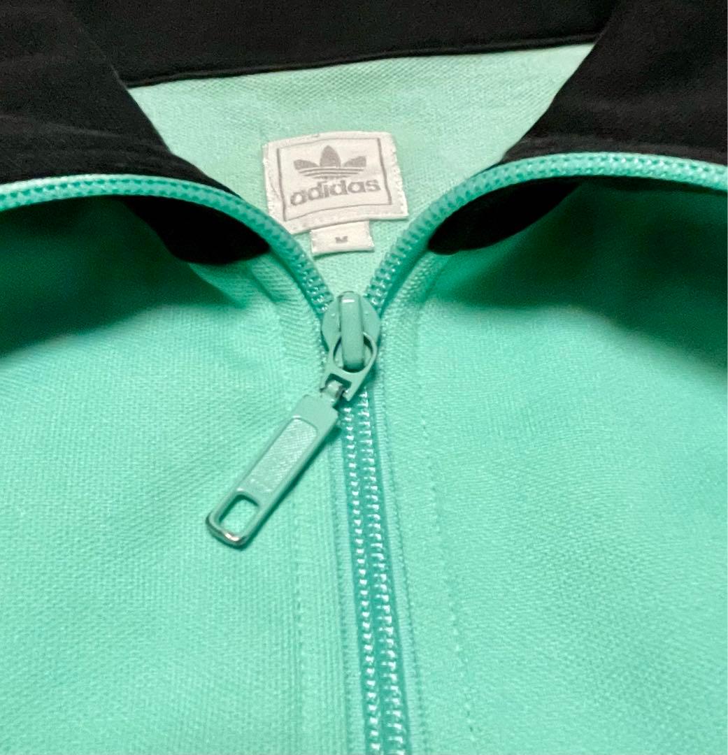 adidas トラックジャケット　ミント