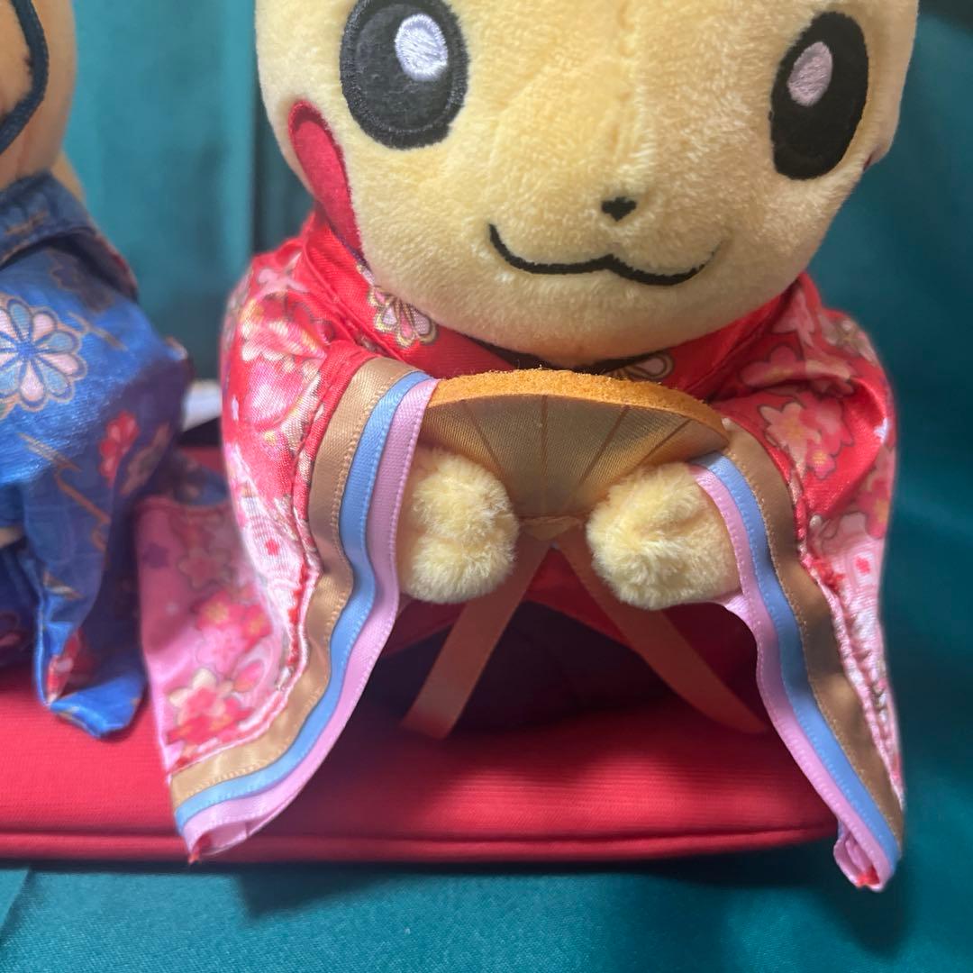 マンスリーペア ピカチュウ3月 雛人形 ひな祭り ひなまつり ぬいぐるみ
