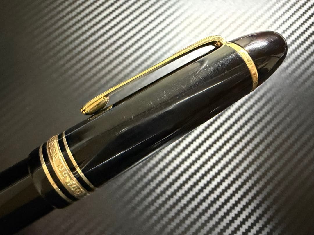 極美品 Mont Blanc 149 万年筆 14C 中白 F 細字