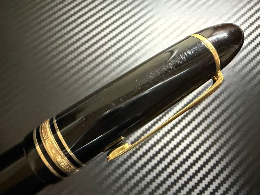 極美品 Mont Blanc 149 万年筆 14C 中白 F 細字