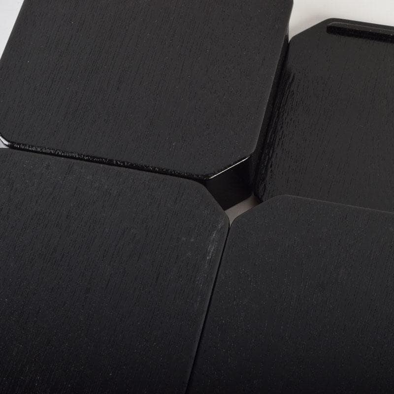 minto　茶道具　漆塗　七宝透かし　縁高重　五段重　箱付　N　9148