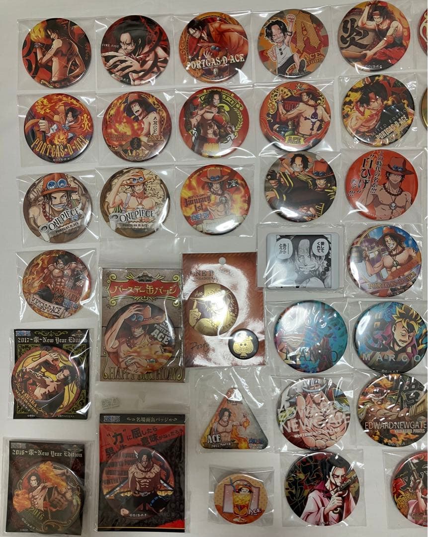 ワンピース バッジ 白ひげ海賊団 セット ONEPIECE