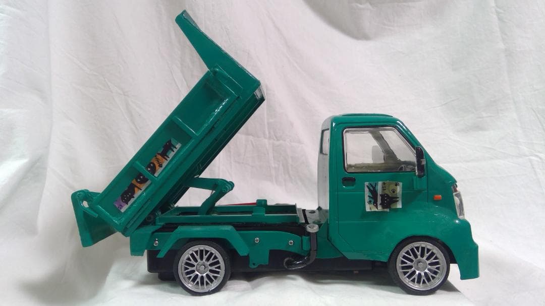 トイラジコン軽トラックをダンプカーに改造品＊価格相談等お気軽にコメントどうぞ