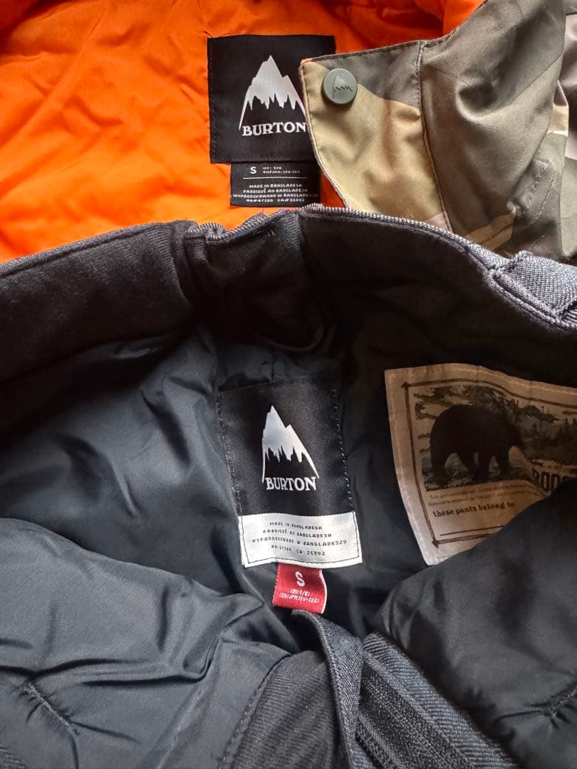 バートン　スノーボードウェア　キッズ　Burton 上下セット