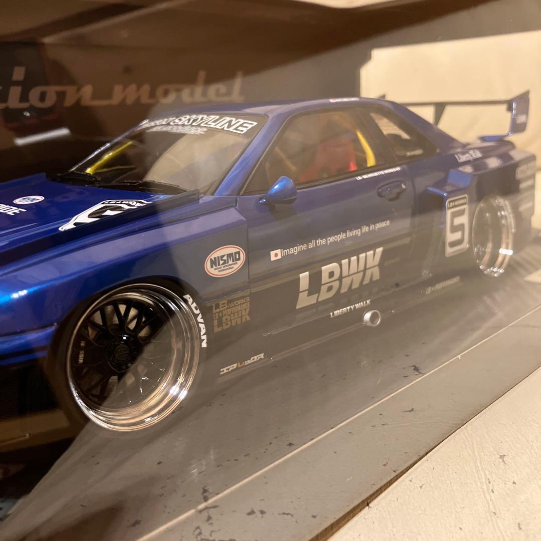 LBWK Nissan Skyline ミニカー 1/18