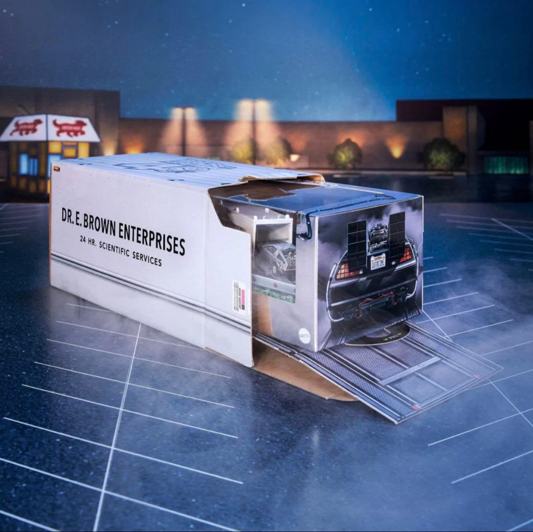 【新品】ホットウィール　RLC デロリアン　40th アニバーサリーセット