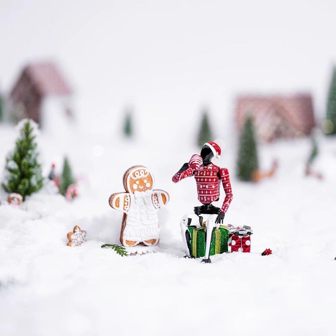 Tesla Bot クリスマスver 可動 人形 ロボット
