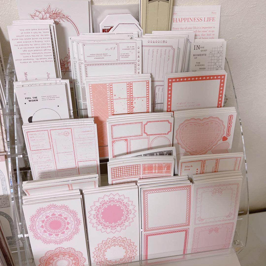 紙モノ コラージュ素材 海外作家 マステ デザペ 人物ステッカー まとめ売り