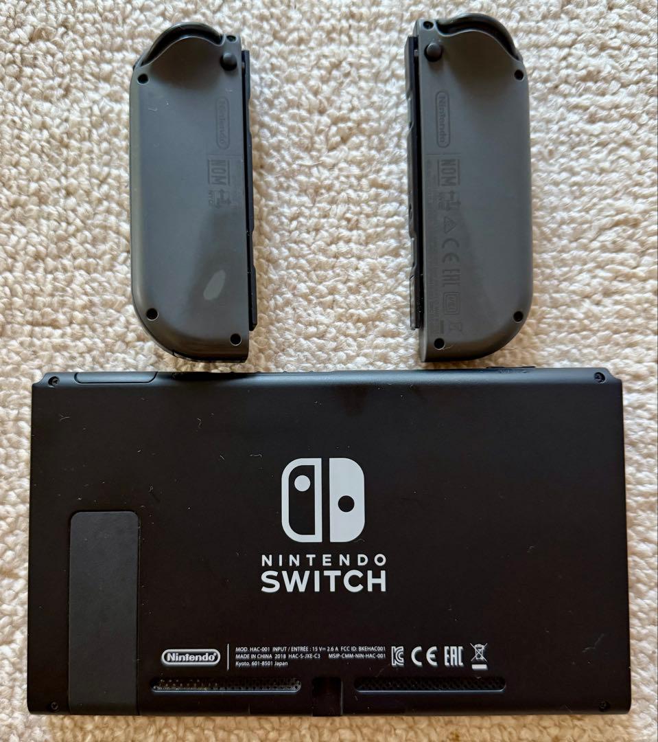 Nintendo Switch 本体 グレー Joy-Con付き初期モデル