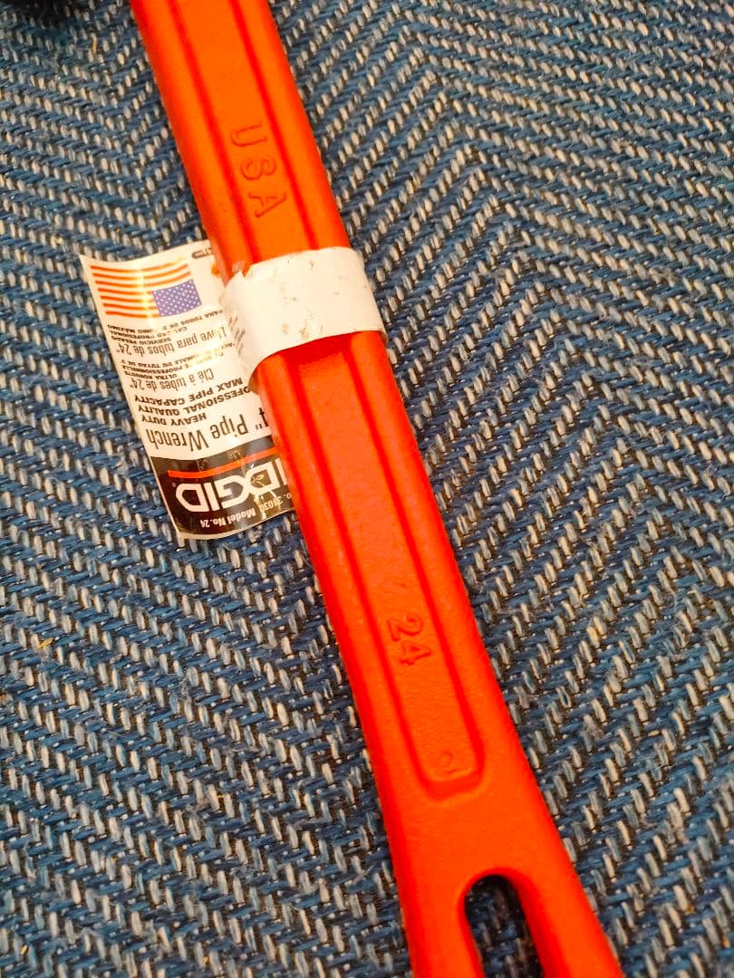 24インチ　パイプレンチ　RIDGID