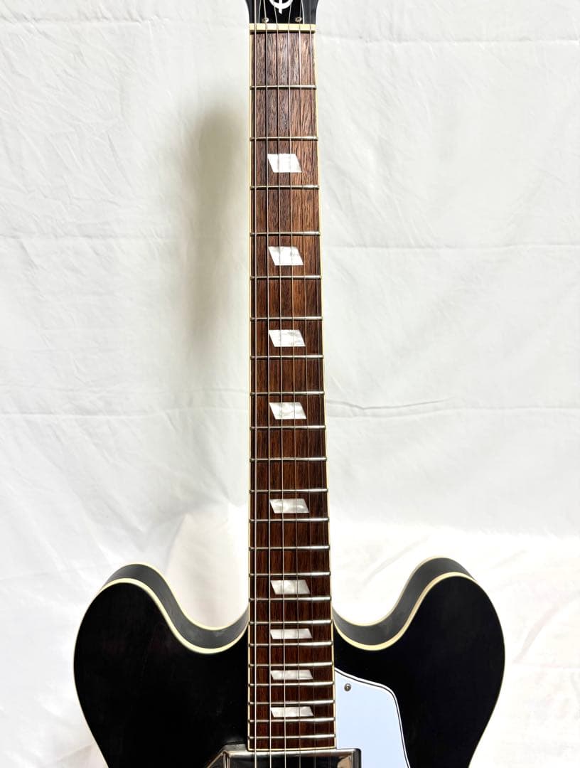 【新品弦張替済】Epiphone CASINO WORN ロック式ペグ ブラック