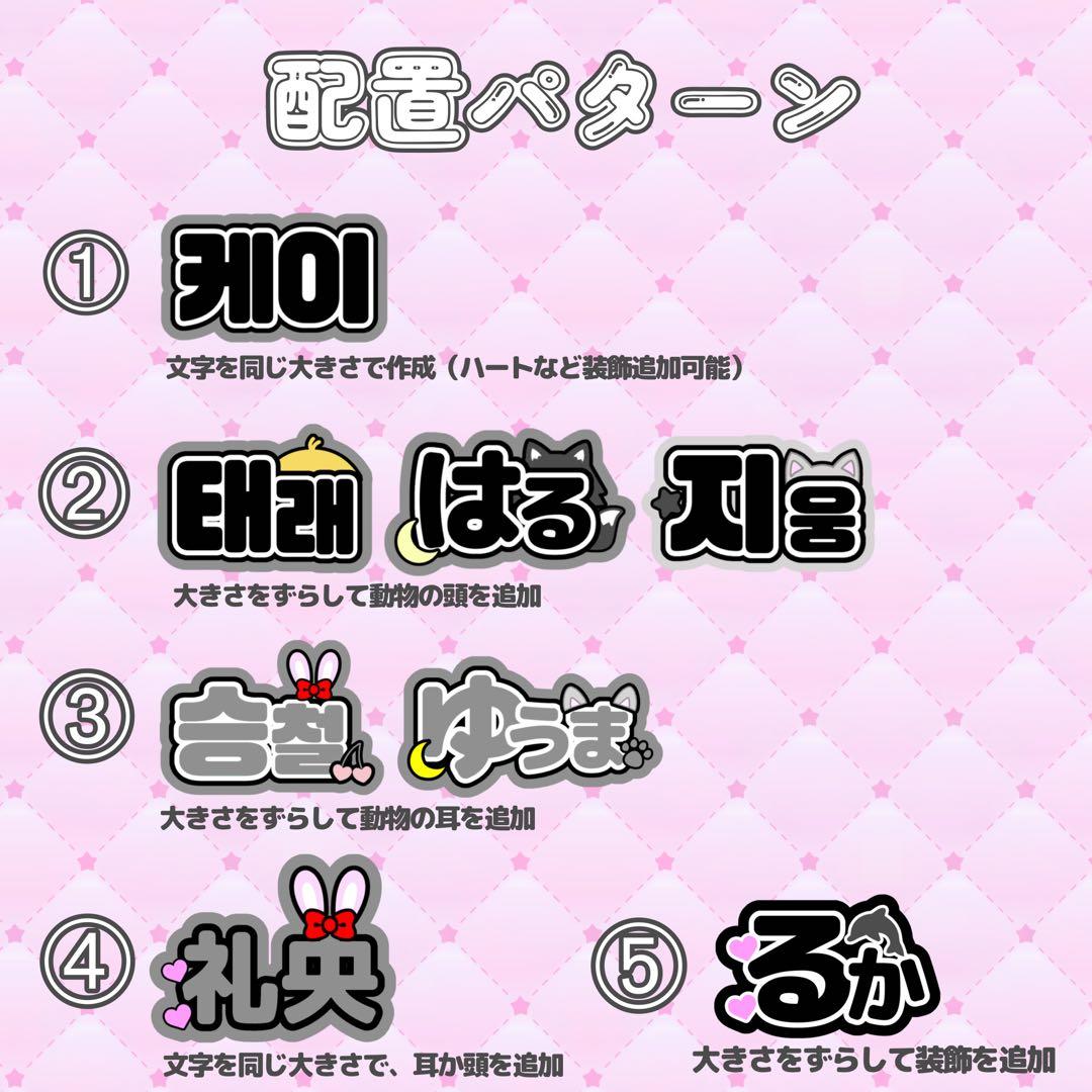 ネームボードオーダー　連結うちわ　文字パネル　反射シート　ホログラム　グリッター