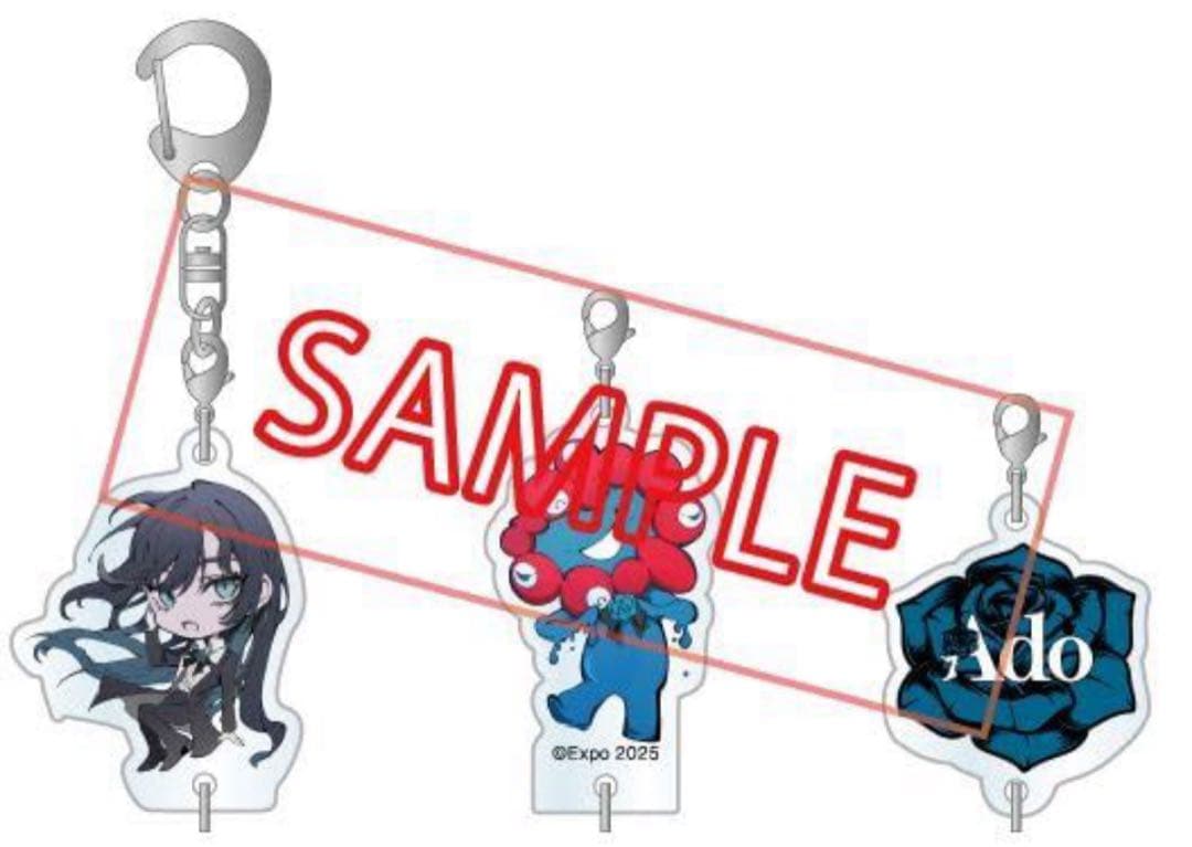 Ado ミャクミャク 万博 アクリルキーホルダー 3種セット　大阪　関西