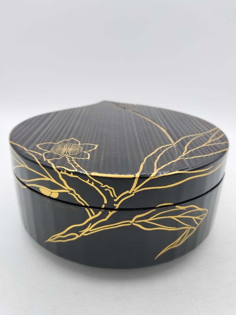 c879【新品・未使用】喰籠 桃 一関 岡房外 木箱 茶道具