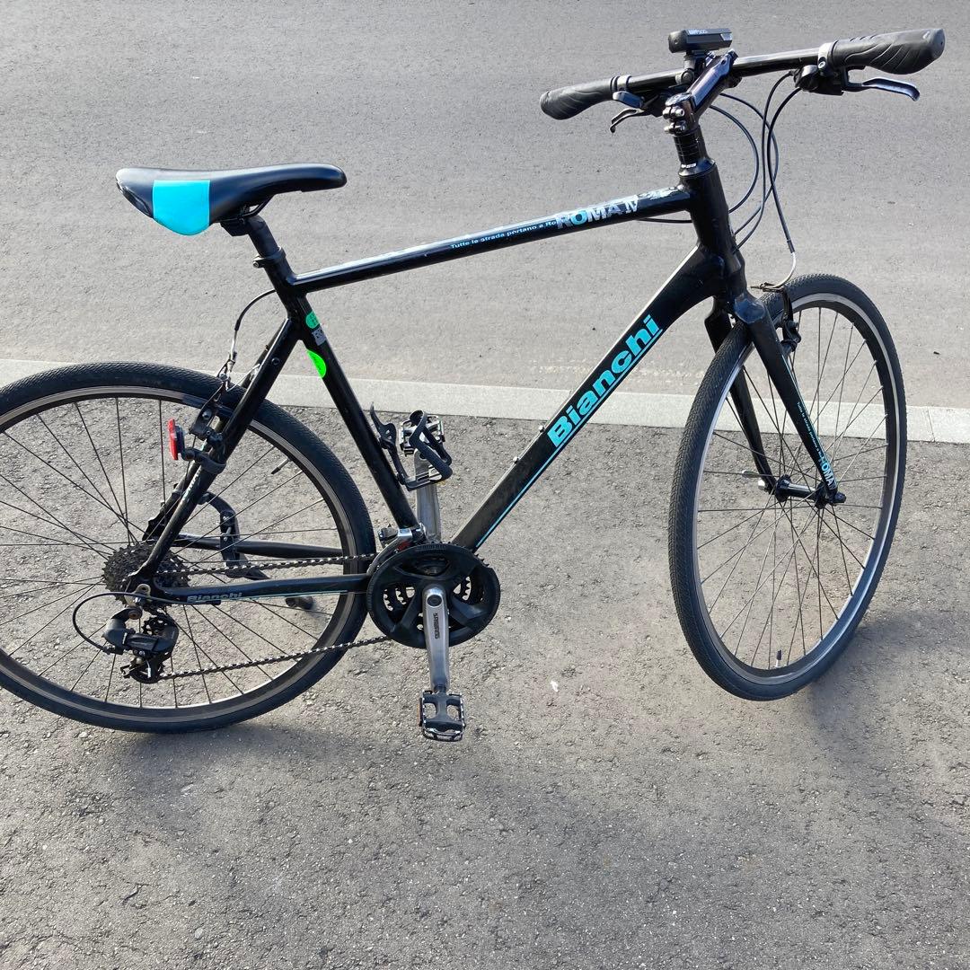 札幌引き取限定！ビアンキ最高級ラインROMA！！タイヤ新品！希少L size