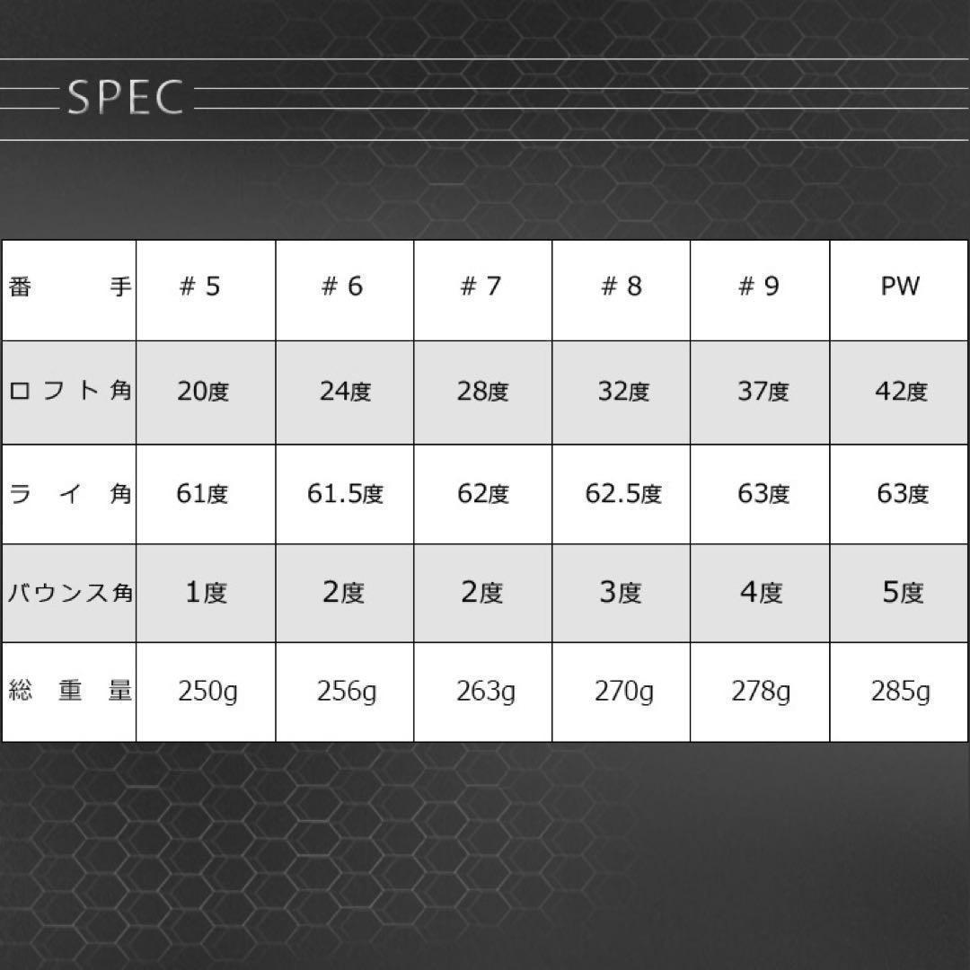 新型誕生【ヘッド6個】ドラコン日本一DNAの飛び! マキシマックス アイアン