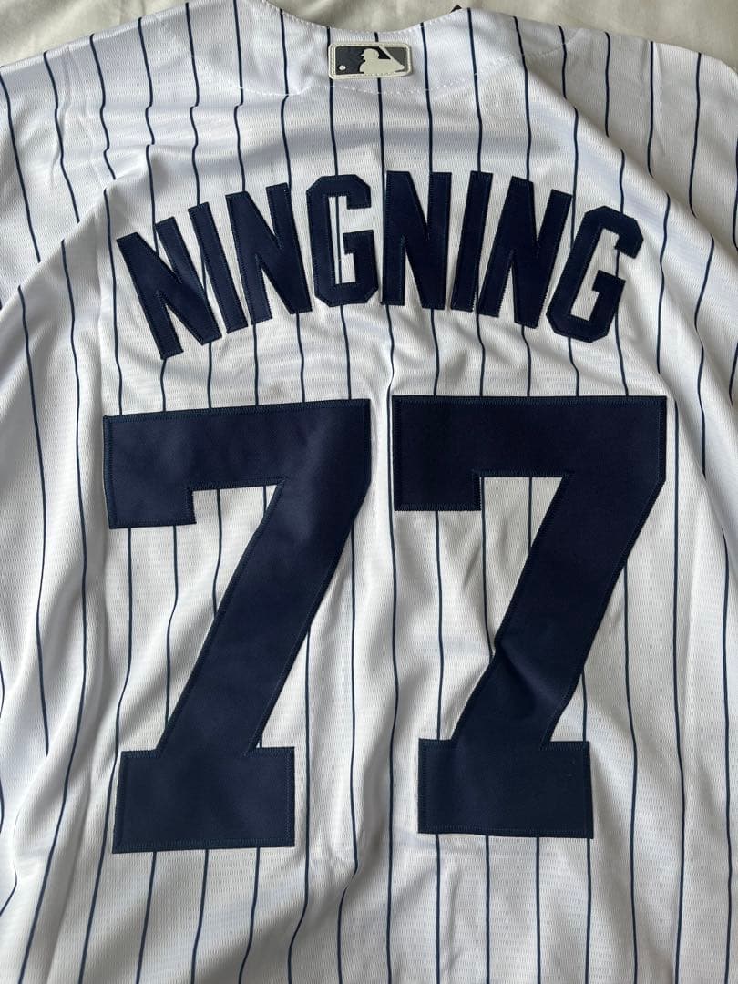 aespa ベースボールユニフォーム 77 NINGNING ニンニン Tシャツ