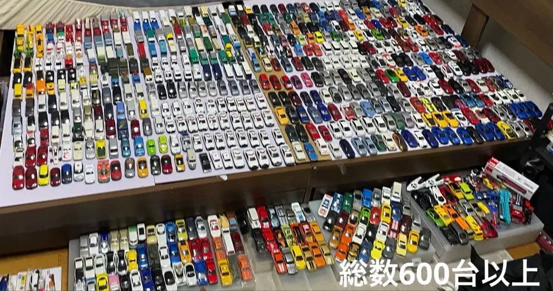 値下げ　大量引退品　トミカ廃盤品まとめ売り＋ホットウィール　総数700台以上