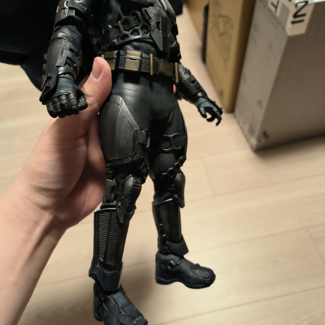 希少！　カスタム品　ホットトイズ　 『ザ・フラッシュ』バットマン＆バットサイクル