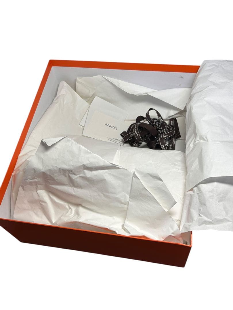 71519 HERMES オレンジボックス バーキン　ケリー用　美品