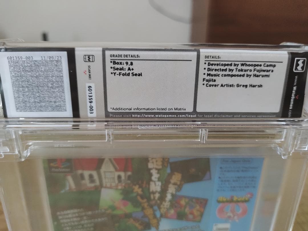 未開封新品 オレっ !トンバ Tomba PS1 WATA 9.8