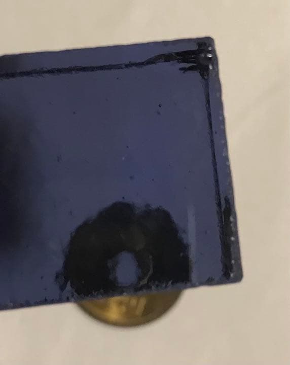 昭和レトロ 名も無き色ガラス パープルとグリーン