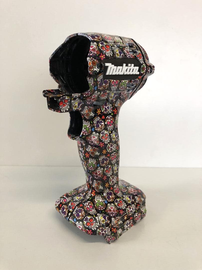 マキタ　インパクトドライバー　TD173　カスタム外装　シュガースカル柄