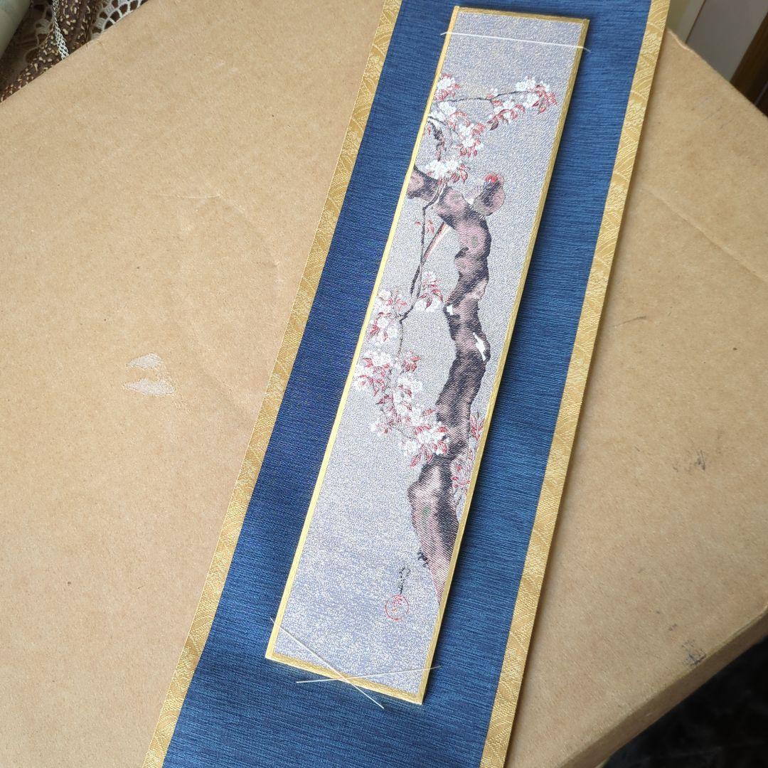 特価！掛短冊 抱一 花鳥十二ヶ月 画帳 短冊 12枚 美品 桐箱 複製