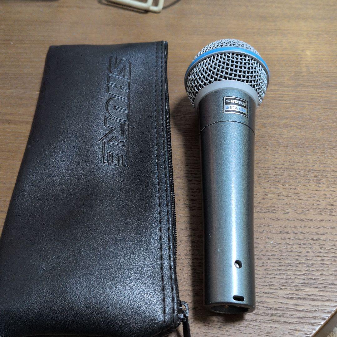 ☆週末お値下☆SHURE BETA 58A ( 専用ポーチ＆シールド付き)