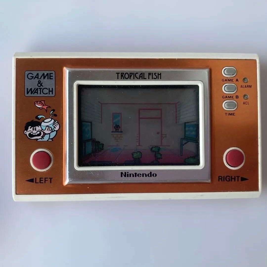 その他 1985 Nintendo Tropical Fish Game &Watch