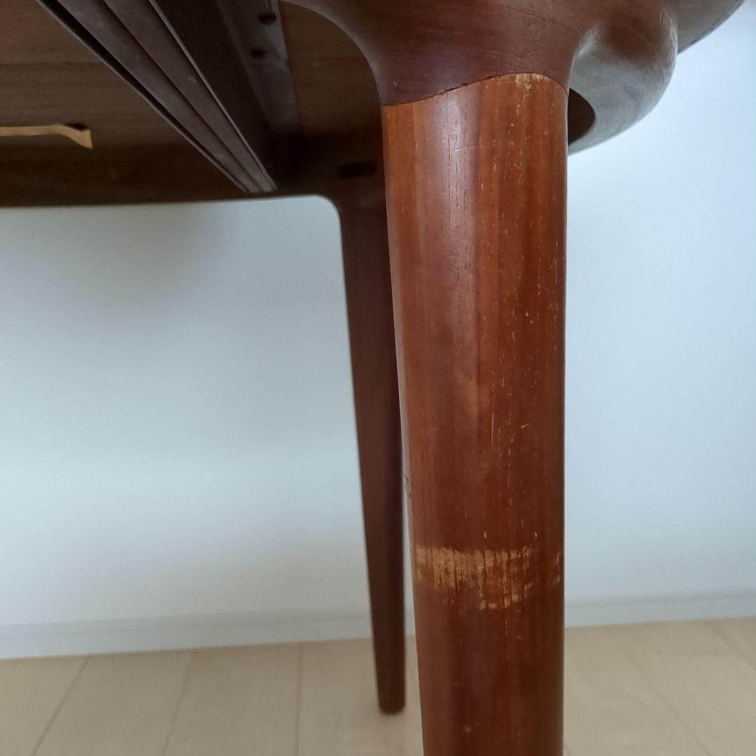 北欧 ビンテージ ヨハネス アンダーセン ダイニングテーブル　円卓　拡張板欠品