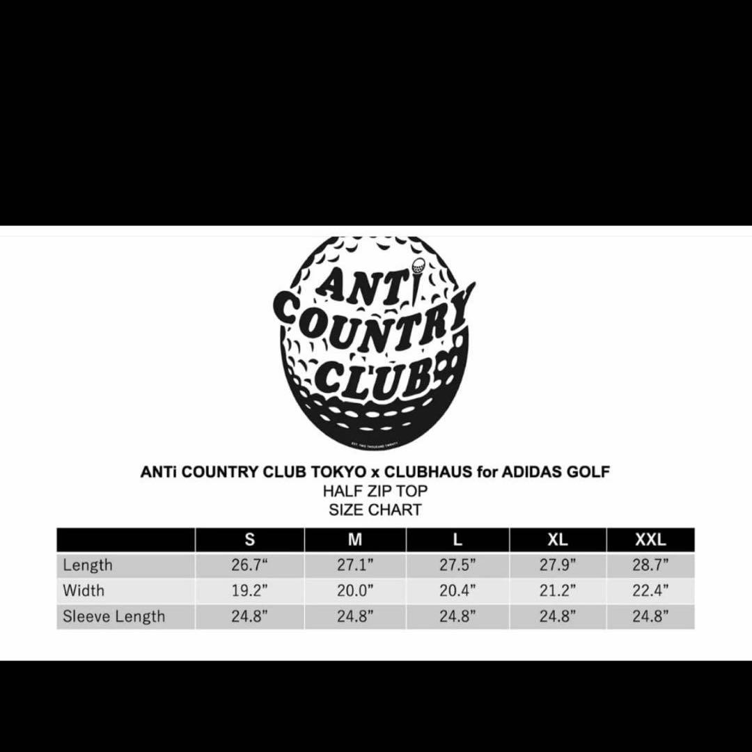 新品Ｌサイズ　クラブハウスANTi COUNTRY CLUB アディダス