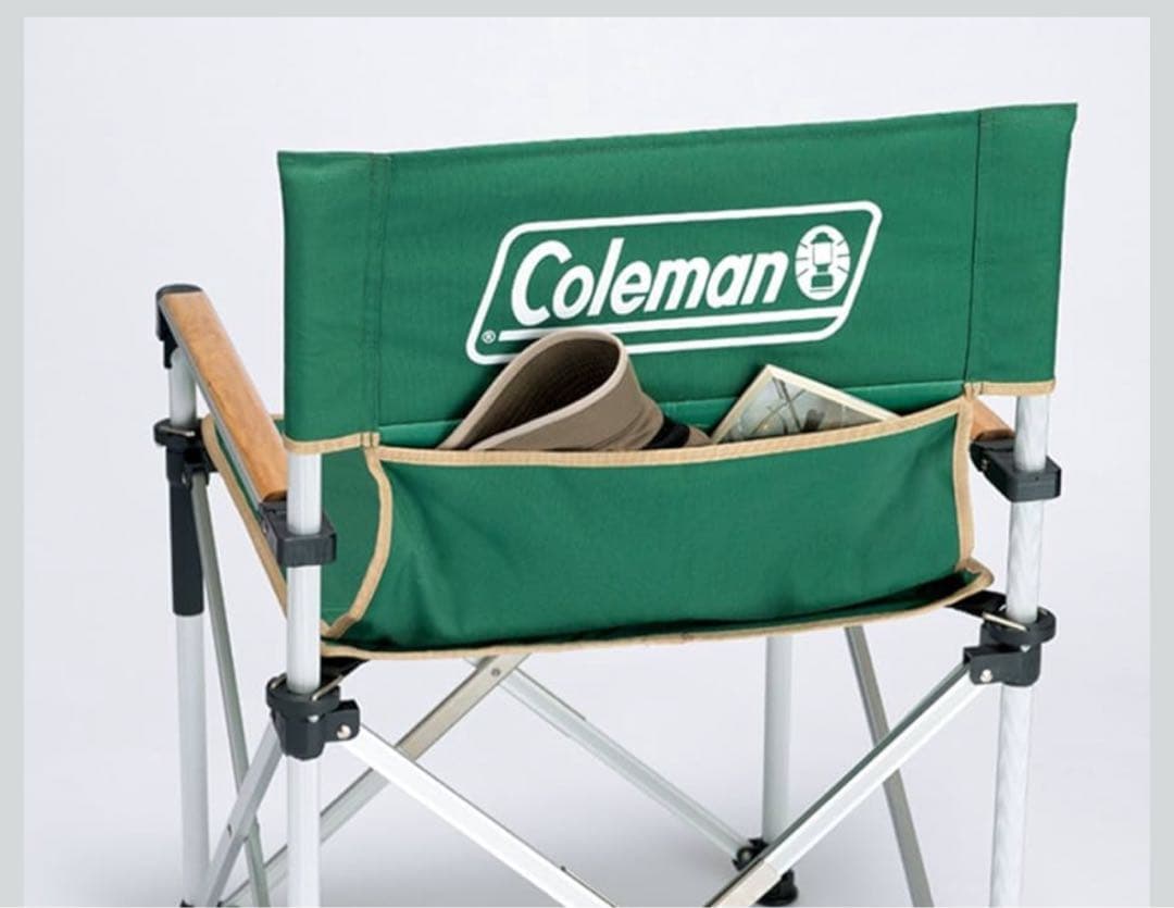 【2個セット】Coleman スリムキャプテンチェア グリーン
